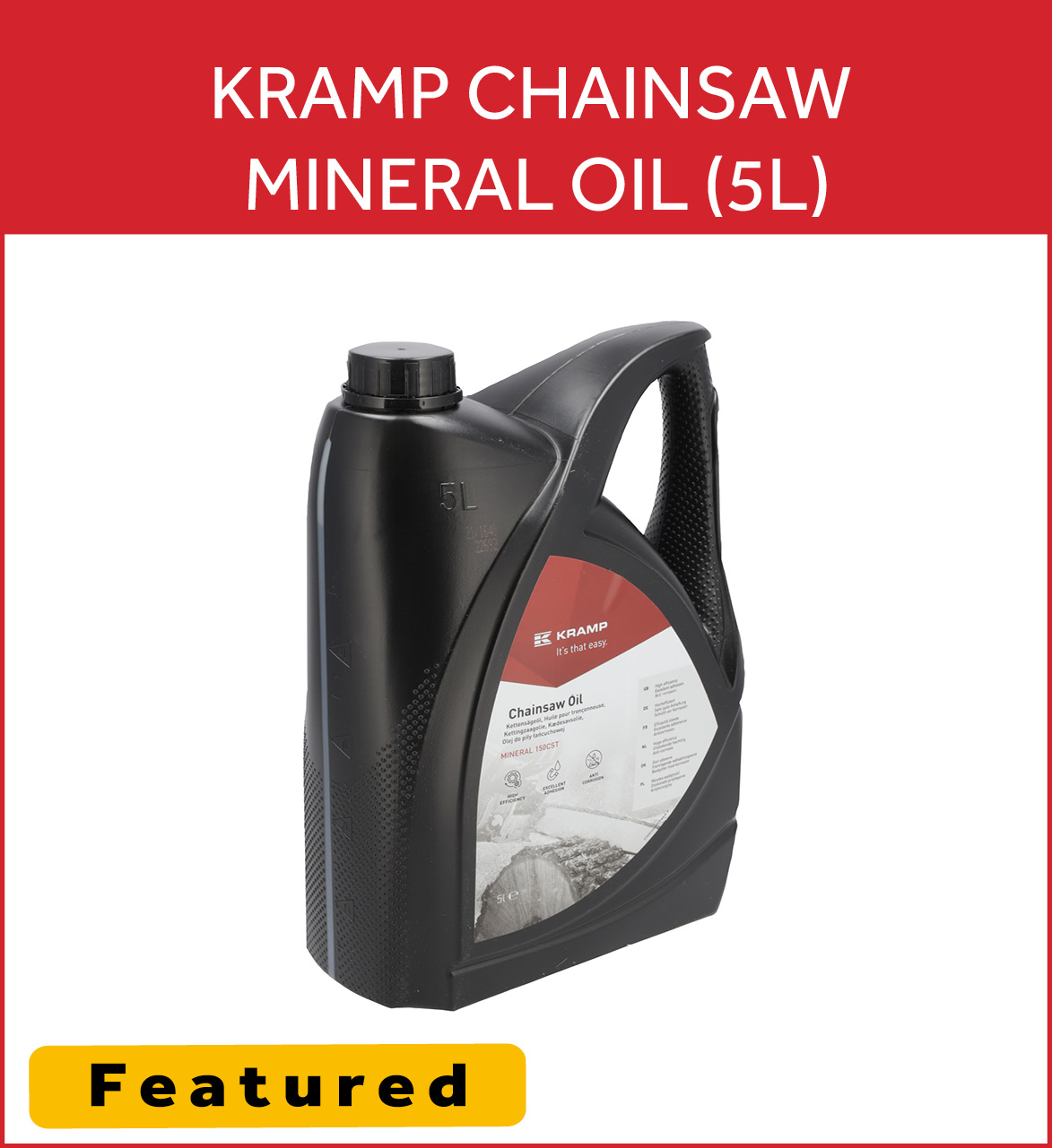 Kramp Chainsaw Mineral Oil